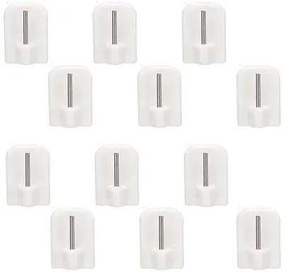 Imagen del producto de Juego de 12 ganchos autoadhesivos para cortinas