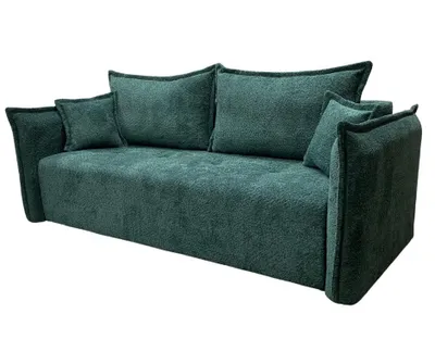 Produktbild von Hanzi - Schlafsofa 222 x 110 x 77 cm Sofa mit Schlaffunktion - Luna Grün