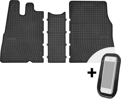 Produktbild von Gummimatten Auto Fußmatten Automatten 3-teilig Set - passend für Citroen Jumper I Fiat Ducato II 230 244 Peugeot Boxer I 1994-2006