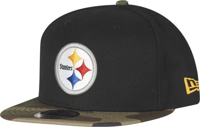 Zdjęcie produktu dla New Era Pittsburgh Steelers Snapback Cap Black Camo 9fifty 950 OSFA Basecap edycja limitowana