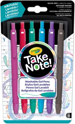 Produktbild von Crayola 58-6505, Schwarz, Blau, Grün, Pink, Rot, Violett, Mehrfarbig, Kunststoff, Rund, 0,7 mm, 120 mm
