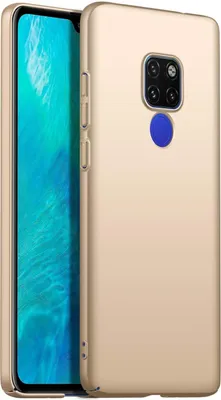 Produktbild von Conie Kunststoff Schutzhülle für Huawei Mate 20 Tasche Hard Case Cover Bumper Hartplastik Hülle in Gold