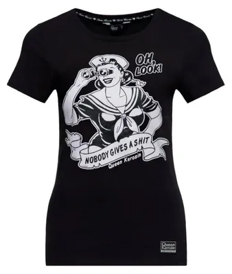 Produktbild von Queen Kerosin T-Shirt - nobody gives a shit XL