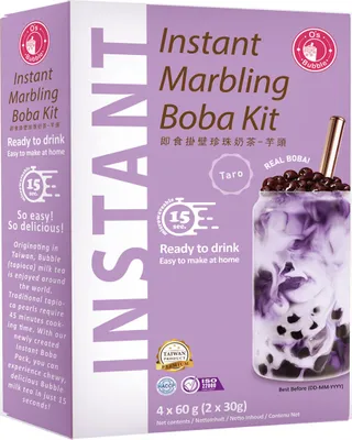 Produktbild von Os Bubble Instantný mliečny nápoj Bubble Tea s taroovou múkou 240g