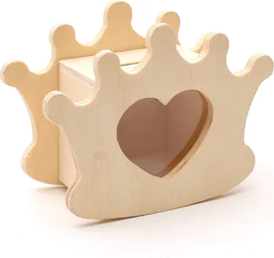 Produktbild von Spardose Krone Herz 12 x 9 cm