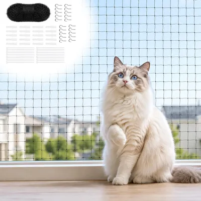 Obrázek produktu pro Síťka na balkon, rozměry 8 x 3 metry, bez nutnosti vrtání