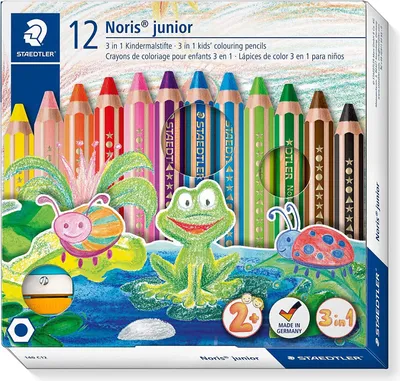 Produktbild von STAEDTLER Buddy 3in1 Buntstifte farbsortiert, 12 St.