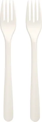 Immagine prodotto di Conpax (LM) 50 forchette "Folia" C-PLA 19 cm bianco | foglio (50 pezzi)
