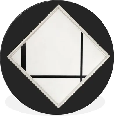Produktbild von MuchoWow® - Mauerkreis - Wandbilder - Runde Bild - Bild aus Aluminium - Schlafzimmer - Wohnzimmerdekoration - Wand Dekoration