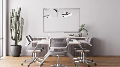 Produktbild von Tablica magnetyczna biała 90x60 cm suchościeralna w aluminiowej ramie CLASSIC A7 + zestaw akcesoriów