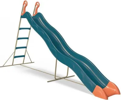 Produktbild von Rutsche - ALEO BY TRIGANO - PYROU - 3,32 m - Blau - Für Kinder von 3 bis 12 Jahren