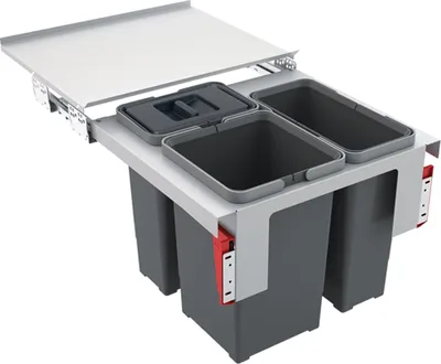 Produktbild von FRANKE Abfallsorter 32 (8 + 2x12) Liter GARBO 50-3 ab 50 cm Schrankbreite