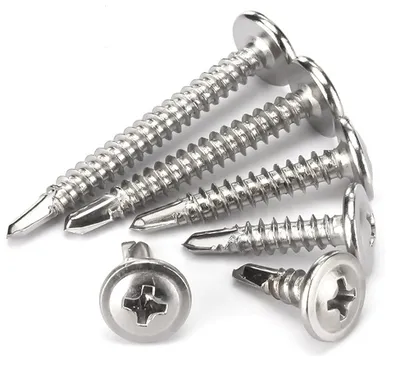 Zdjęcie produktu dla Samogwintujące śruby M4,2 x 50 mm, 20 sztuk, ze stali nierdzewnej 304, do montażu