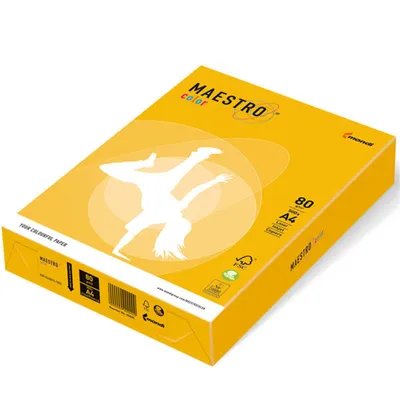 Zdjęcie produktu dla MAESTRO Kopierpapier color A4 9417-SY40A80S sonnengelb 500Bl.