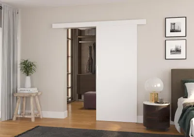Obrázek produktu pro Interiérové posuvné dveře 86 cm DABTIS - bílé