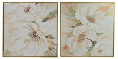 Produktbild von Bilder-Set Holzrahmen Inga INGA 60x60 cm Weiß/Braun 2er-Set