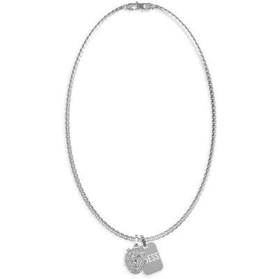 Image de Colliers avec pendentif Guess Collection Argent Roi Lion - homme