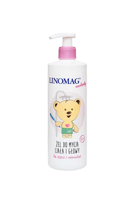Zdjęcie produktu dla Linomag, Żel do mycia ciała i głowy, 400 ml