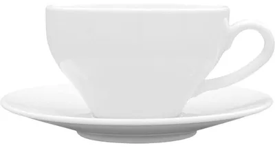 Produktbild von 12x Untertasse, Serie Paula, weiß, Ø 170 mm, 12 Stück