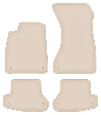 Immagine prodotto di Tappetini in moquette per Audi A5 F53 dal 2016 (coupé) – set 4 pezzi, beige, su misura – Wielganizator FORTUNA
