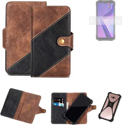Produktbild von K-S-Trade Handyhülle Schutzhülle Bookstyle Case kompatibel mit Doogee S99 Klapphülle Cover Hülle Schutztasche 1x