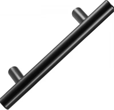 Immagine prodotto di set di 30 maniglie per mobili in acciaio inox - Nero opaco - Maniglie ergonomiche - Maniglie per armadi e mobili