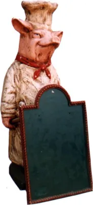Immagine prodotto di Ristorante Stand Tavolo Bistecca Figura Statua Scultura Figure Sculture Gastro