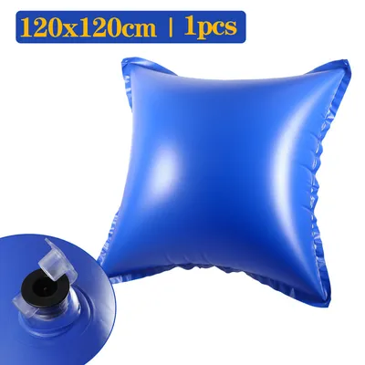 Obrázek produktu pro Clanmacy 1ks bazénový polštář bazénový zimní vzduchový polštář 122 x 122 x 60 cm, bazénový polštář, vzduchový polštář, zimní polštář na zakrytí plachty bazénu zimní zazimování