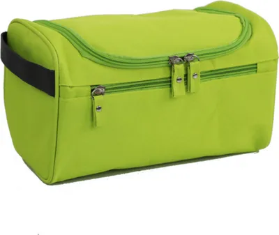 Produktbild von Kulturbeutel zum aufhängen in Grün, Kosmetiktasche, Kulturtasche, Waschtasche groß in 5 Farben