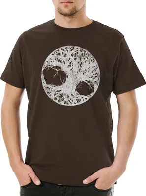 Produktbild von Urban Backwoods Yggdrasil Life Tree I, Herren T-Shirt, Farbe: Braun, Größe: L