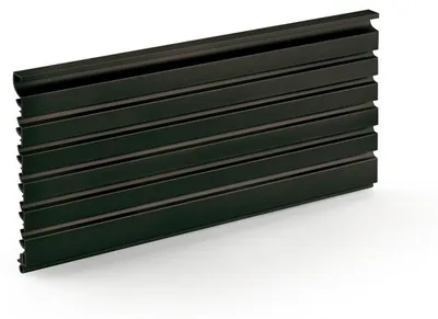 Immagine prodotto di Griglia di ventilazione PRIME flow Presa, H 100 mm, sezione di ventilazione circa 163,2 cm²/m, nero opaco