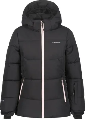 Produktbild von Icepeak Loris Winterjacke für Mädchen mit Kapuze und Schneefang, Farbe:Schwarz, Kinder Größen:152