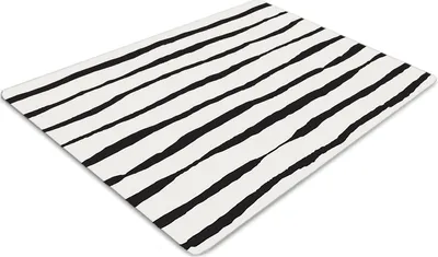 Produktbild von Stuhlunterlage Bürostuhlunterlage 120 cm x 90 cm Bodenmatte Bürostuhlunterlage - Schwarze Linien