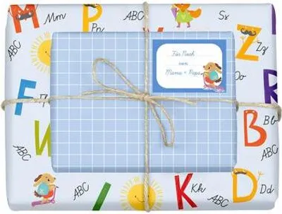 Produktbild von Geschenkpapier-Set für Kinder, Einschulung (für Jungen)