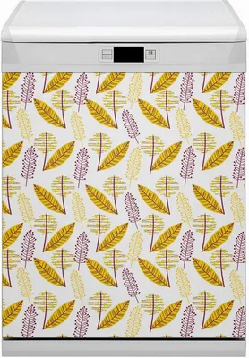 Produktbild von Magnete  Dekorative Magnet Folie für Geschirrspüler 60x70 cm Küche  - Herbstblätter