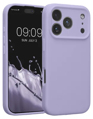 Produktbild von kwmobile Hülle kompatibel mit Apple iPhone 17 Pro - Hülle Silikon gummiert - Handyhülle - Handy Case in Lavendel