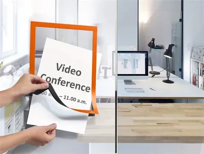 Obrázok produktu pre DURABLE Inforahmen Duraframe A4 selbstklebend 2 St orange