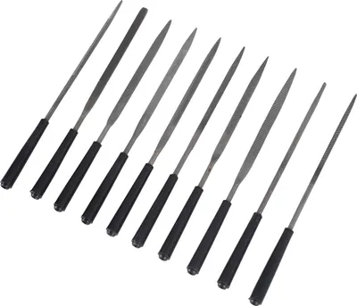 Image de Limes de sillet de guitare, 10 pc��ck Limes de guitare en métal Pour la réparation