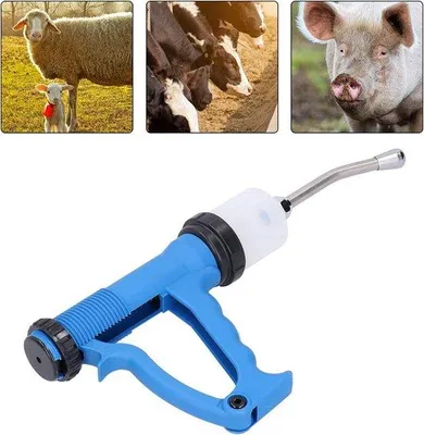 Immagine prodotto di Pistola di iniezione regolabile da 70 ml per suini e ovini