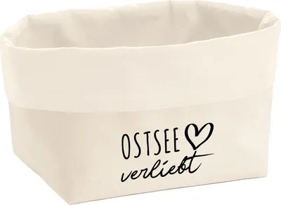 Produktbild von Huuraa Organizer Ostsee verliebt 3 Liter Medium Canvas Baumwolle Utensilo Geschenkidee
