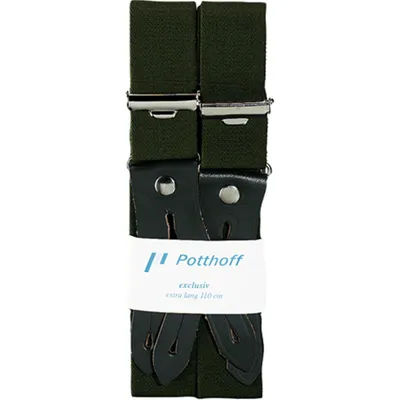 Produktbild von Hosenträger grün mit Lederpatten Gr. 120cm