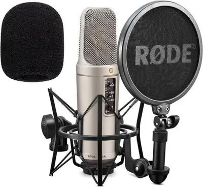 Produktbild von Rode NT2-A Set Mikrofon mit keepdrum Windschutz