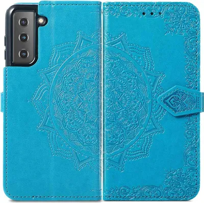 Produktbild von imoshion Mandala Klapphülle Samsung Galaxy S22 - Türkis