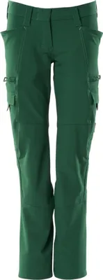 Immagine prodotto di Pantaloni con tasche sulla coscia verdi, taglia 76 C56 MASCOT 18188-511-03