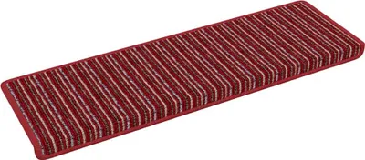 Obrázok produktu pre Samolepiace schodové rohože 15 pcs Červená 65 x 21 x 4 cm
