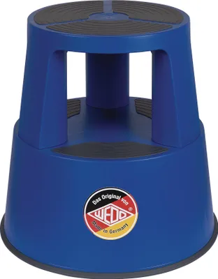 Produktbild von WEDO Rollhocker SuperStep aus Kunststoff blau / RAL 5002