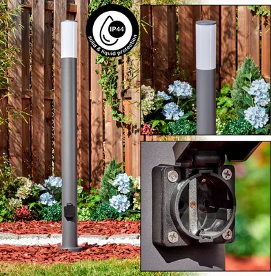 Produktbild von Zogno Außenwegeleuchte aus Metall/Kunststoff in Anthrazit/Weiß