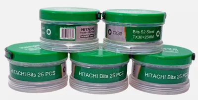 Immagine prodotto di Hitachi 5x25 Torx Profi Bit Box T30 x 25mm, acciaio speciale S2