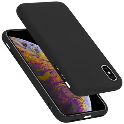 Immagine prodotto di Cadorabo custodia protettiva per Apple iPhone X / XS custodia in nero telefono cellulare Custodia Cover TPU Etui
