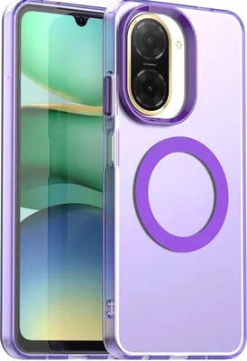 Immagine prodotto di Per Xiaomi Redmi A5 4G / Poco C71 Candy Design Magsafe PC Hybrid TPU Custodia protettiva Viola